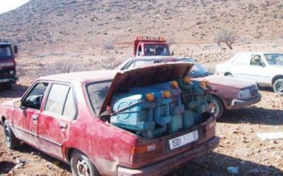 فيديو / سقوط مقاتلة في نهر بجرسيف وعملية انتشالها