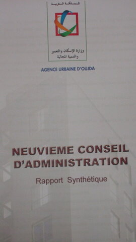 Plan d’action de l’Agence Urbaine d’Oujda pour la période 2010-2012