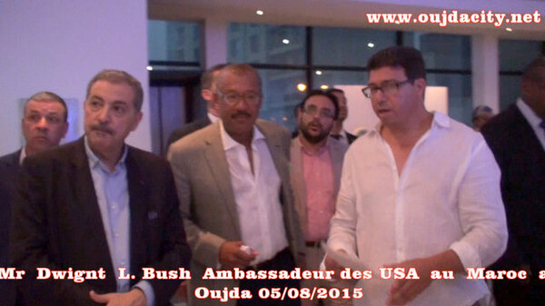 VIDEO السفير الأمريكي دوايت بوش في زيارة لمدينة وجدة تلبية لدعوة جمعية وجدة فنون