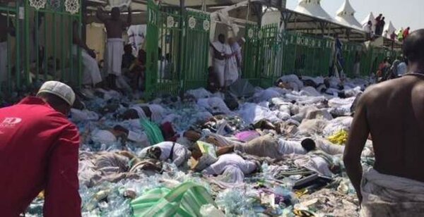 فيديو يثبت تورط الأمن السعودي في كارثة تدافع الحجاج الذي اودى بحياة 760 حاجا VIDEO