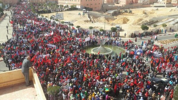 سكان الصحراء المغربية ينتفضون ضد الأمين العام للأمم المتحدة بانكي مون video