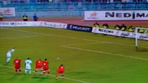 التسجيل المصور لضربة جزاء التي كانت وراء هزيمة المنتخب المغربي