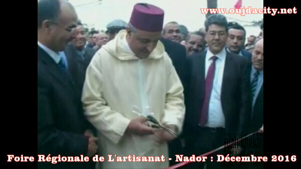 ادريس بوجوالة ، عامل اقليم الناظور ، وعامل اقليم الدريوش يفتتحون المعرض الجهوي للصناعة التقليدية بالناظور VIDEO