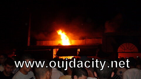 ما تبقى من سوق مليلية بعد الحريق VIDEOS