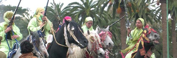 COMMUNIQUE Première à Lyon: Fantasia féminine marocaine.