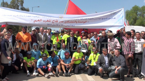 وقائع وصول قافلة السلام الى ألحدود المغربية الجزايرية VIDEO