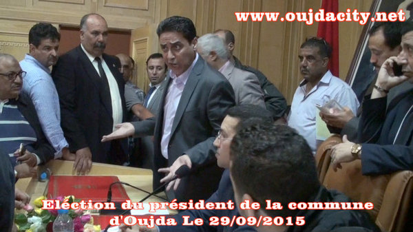 VIDEOS – L&rsquo;élection du président ,des vices-présidents du conseil d&rsquo;Oujda contestée par le parti de la justice et du développement .