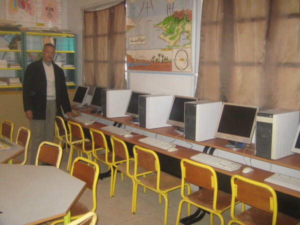 Des ordinateurs pour le secteur scolaire Abderrahmane Addakhil