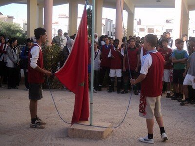 الثانوية التأهيلية القاضي ابن العربي تخلد ذكرى المسيرة الخضراء المظفرة و عيد الاستقلال المجيد