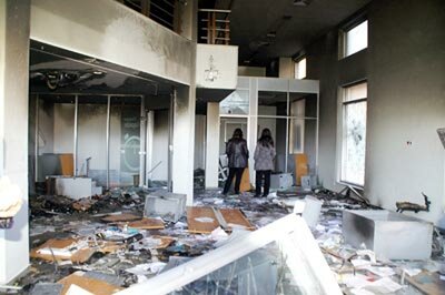 محاولة إجهاض التظاهر السلمي الحضاري عن طريق الشغب الغوغائي