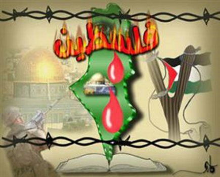 طالب يعرب كلمة فلسطين إعرابا تدمع له العين