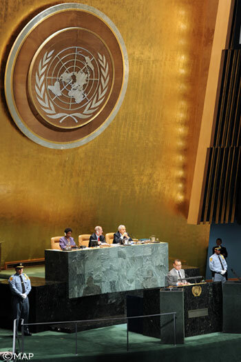 HM the King addresses Summit on the Millennium Development Goals
