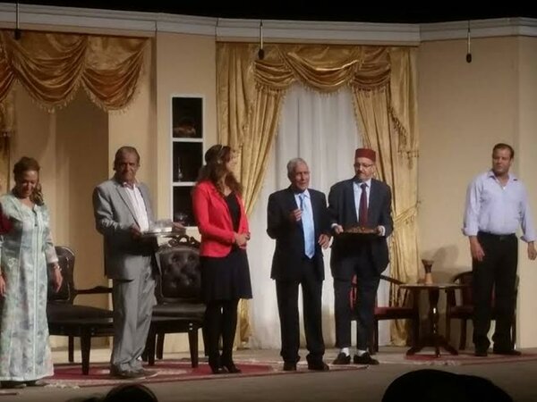 وجدة افتتاح مسرح محمد السادس بمسرحية « ساعة مبروكة » التحفة الفنية لمحمد الجم VIDEOS