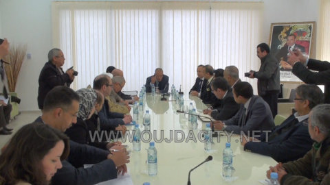 والي الجهة الشرقية يتراس حفل عودة الحياة الى مناجم زليجة بسيدي بوبكر VIDEO