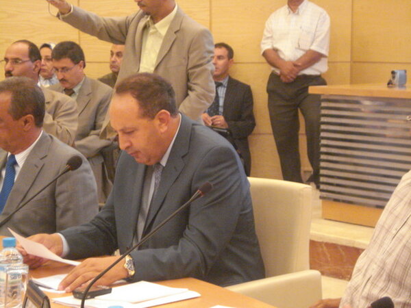التسجيل الصوتي لكلمة السيد والي الجهة الشرقية حول مبادرة ـ مليون محفظة