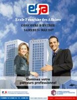 Ecole Française des Affaires : Avis de concours 2007