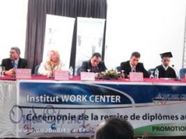 معهد وورك سانتر يحتفل بتخرج الدفعة الأولى من طلبته WORK CENTRE
