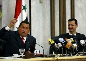 الأسد وشافيز لتشكيل جبهة موحدة ضد الولايات المتحدة
