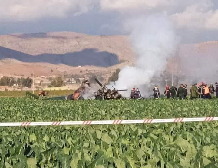 تحطم مروحية عسكرية ضمن سلسلة حوادث الطيران العسكري في الجزائر بدون حرب