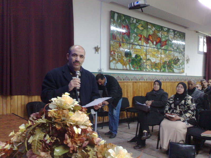 على هامش مباراة الصحفيين الشباب من اجل البيئة