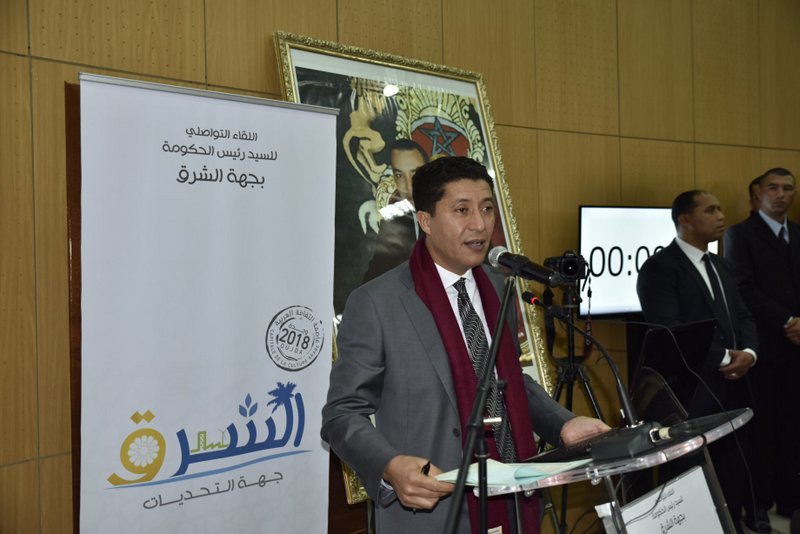 عبد النبي بعوي رئيس جهة الشرق يحرج رئيس الحكومة والوفد الوزاري بارقام مخجلة عن الأقاليم الشرقية VIDEO