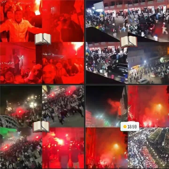 الكل اعتقد ان مظاهرات الفرح في الجزائر هي نتيجة استقلال فلسطين …لا…بل النظام العسكري سمح بها فرحا بانتصار منتخب السينيغال على المنتخب المغربي