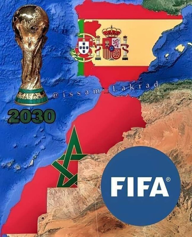 قرار المغرب الترشح الى جانب البرتغال و إسبانيا لإستضافة كأس العالم للعام 2030 يصبح موضوعا رئيسيا في الصحافة الغربية