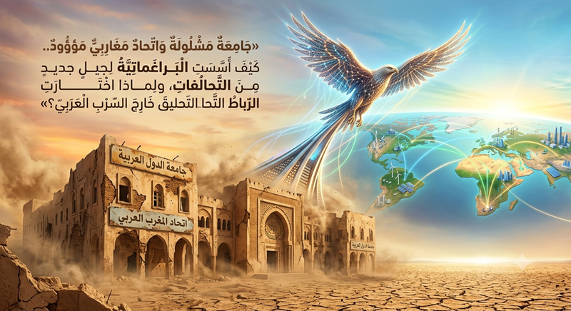 جَامِعَةٌ عَرَبِيِّةٌ مَشْلُولَةٌ وَاتِّحَادٌ مَغَارِبِيٌّ مَوْؤُودٌ… كَيْفَ أَسَّسَتِ الْبَرَاغْمَاتِيَّةُ لِجِيلٍ جَدِيدٍ مِنَ التَّحَالُفَاتِ، وَلِمَاذَا اخْتَارَتِ الرِّبَاطُ التَّحْلِيقَ خَارِجَ السِّرْبِ الْعَرَبِيِّ؟
