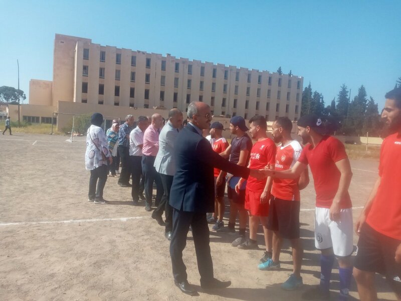 بالمركز الجهوي لمهن التربية والتكوين- بودير- بوجدة انطلاق دوري في كرة القدم المصغرة