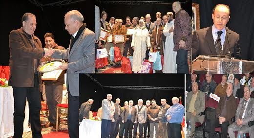 حفل تنصيب الكاتب العام الجديد للجماعة وتوديع السابق وتكريم الموظفين المحالين على التقاعد