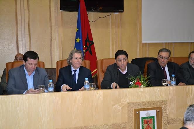 عمر حجيرة يتباحث مع وفد البرلمان الأوروبي في الديبلوماسية الاقتصادية وجلب المستثمرين .