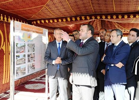 اتفاقية شراكة لانجاز البرنامج المندمج للتنمية الحضرية لمدينة وجدة للفترة الممتدة ما بين 2013 و 2016 ومنتزه كبير بدل بناء مقر جديد لجماعة وجدة.