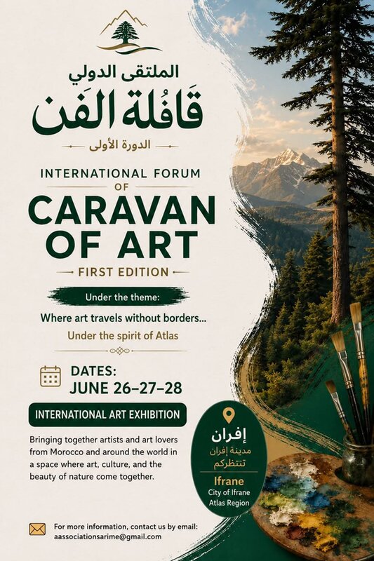 IFRANE ACCUEILLE LA NOUVELLE ÉDITION DU FESTIVAL INTERNATIONAL « CARAVANE DE L’ART »
