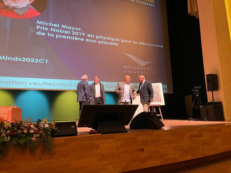 « LES TRIBUNES DE MARRAKECH » ACCUEILLENT LE PRIX NOBEL DE PHYSIQUE PR. MICHEL MAYOR