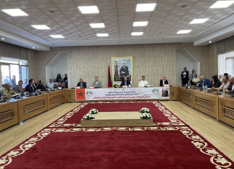 Célébration de la Journée nationale des Marocains résidents à l’étranger : Le Gouverneur de la province d’Ifrane organise une réception en l’honneur des MRE