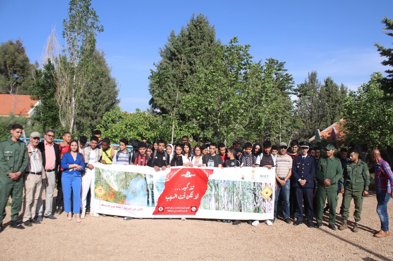Province d’Ifrane Journée de sensibilisation aux risques d’incendies de forêts