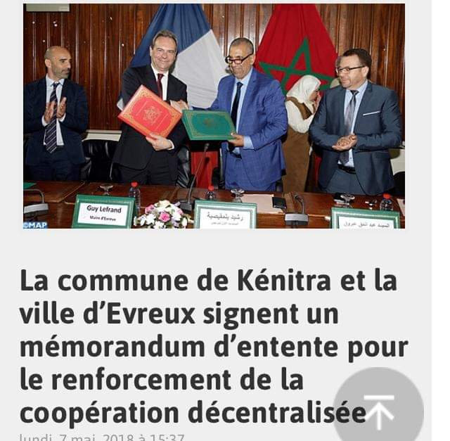 La Ville de Kenitra à l’Honneur A la Fête de la Fraternité 2019 de la Ville d’Evreux en France