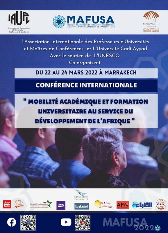 conférence:La Mobilité académique et formations universitaires au service du développement de l’Afrique 