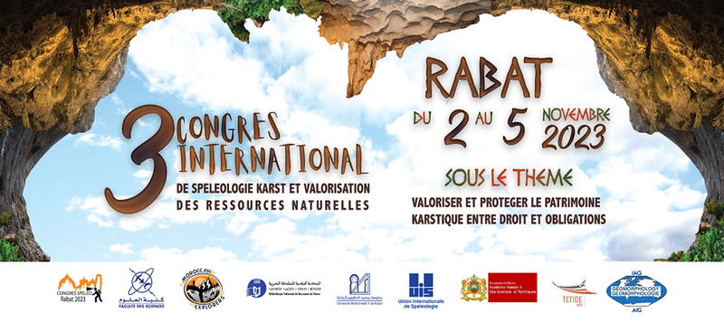 La Ville de Rabat accueille La 3ème édition du congrès International du Karst, Spéléologie et Valorisation du Patrimoine Naturel.