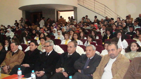 ثانوية ابن باجة الإعدادية بوجدة تفوز بالرتبة الأولى في المهرجان الإقليمي الثاني للمجموعات الصوتية.