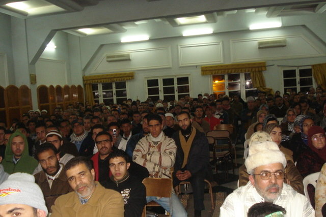 جمعية النبراس تنظم تظاهرة خطابية تضامنا مع غزة