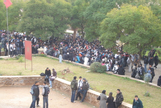 وجدة : التلاميذ في مسيرات ووقفات للتضامن مع غزة