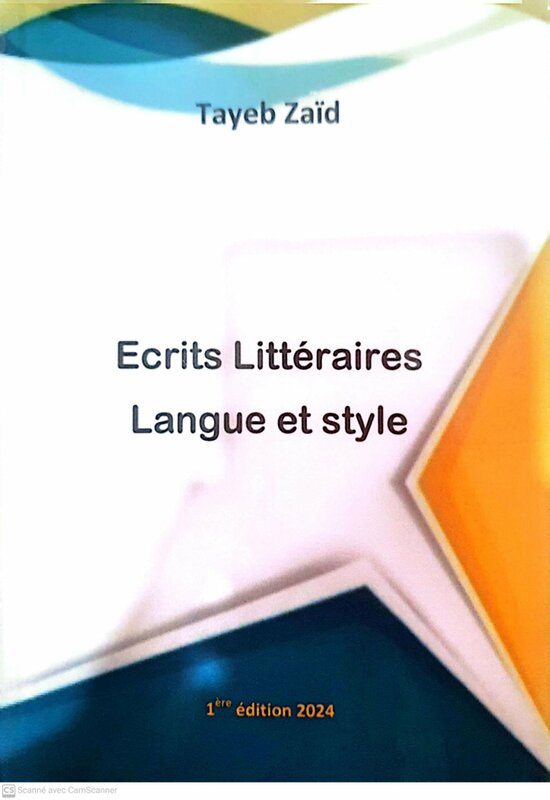 Publication de mon premier livre:  »Ecrits littéraires-langue et style »