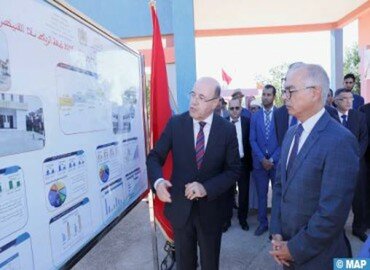 Rentrée scolaire 2022-2023 : M. Benmoussa visite des établissements d’enseignement à Sidi Slimane et à Sidi Kacem
