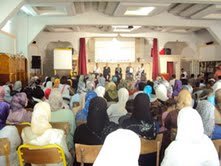 وجدة: ـ النبراس ـ و ـ حوار ـ في نشاط تضامني مع غزة