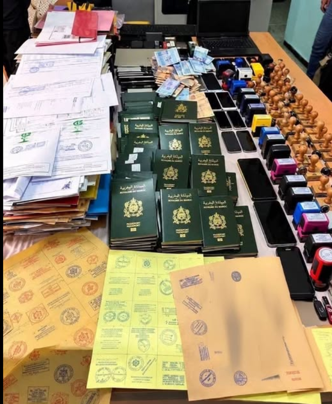 المصالح الأمنية بوجدة تطيح بشبكة لتزوير وثائق «الفيزا» والاتجار بالبشر تتكون من 8 موقوفين