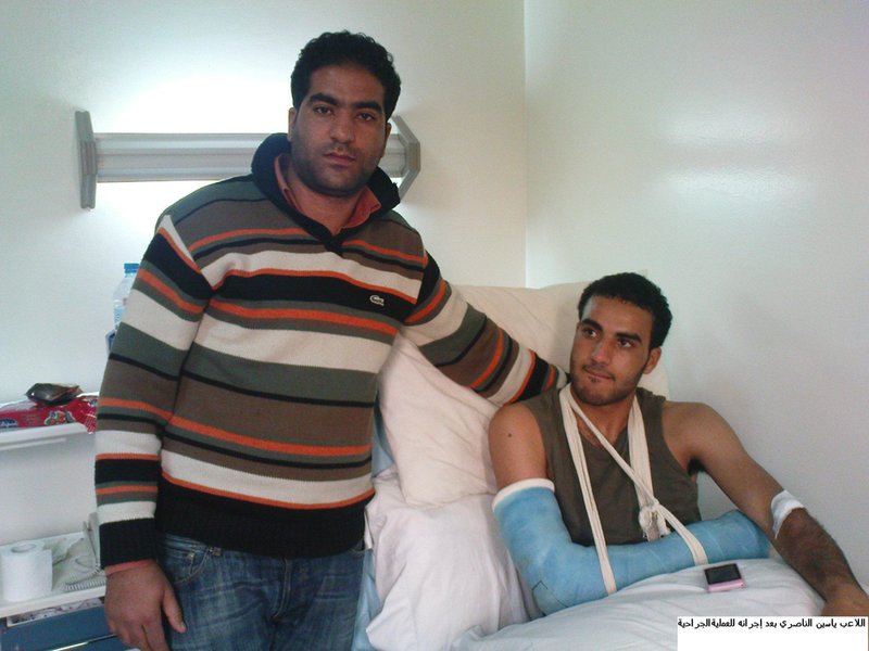 الإصابة تبعد اللاعب ياسين الناصري شهرين عن ميادين التباري