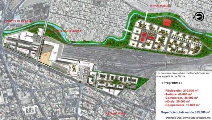 المجلس البلدي لوجدة يتدارس مشروع تصميم التهيئة القطاعي للمنطقة السككية