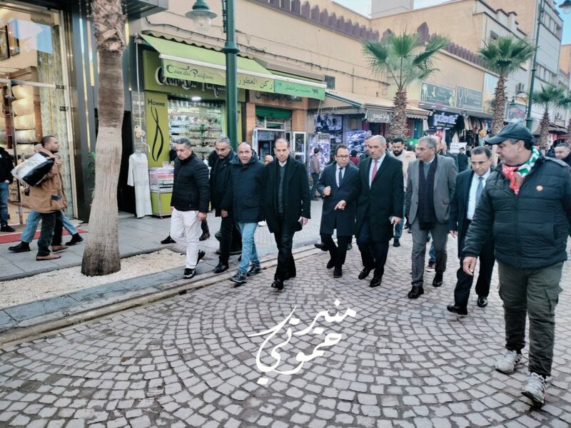 وجــــــــدة: تتبع تقدم أشغال تهيئة شارع مراكش.