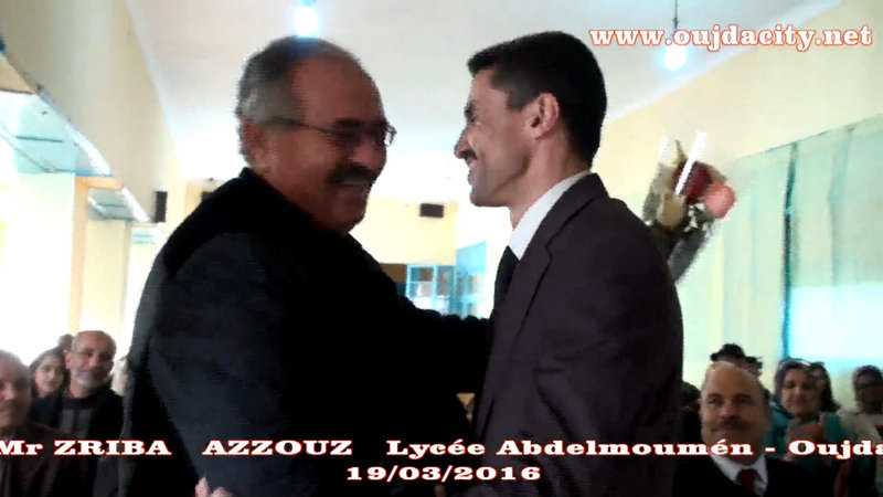 ثانوية عبد المون تحتفي بأحد تلامذتها القدامى …السيد محمد الزروقي المدير التربوي الأقليمي ـ وجدة انكاد